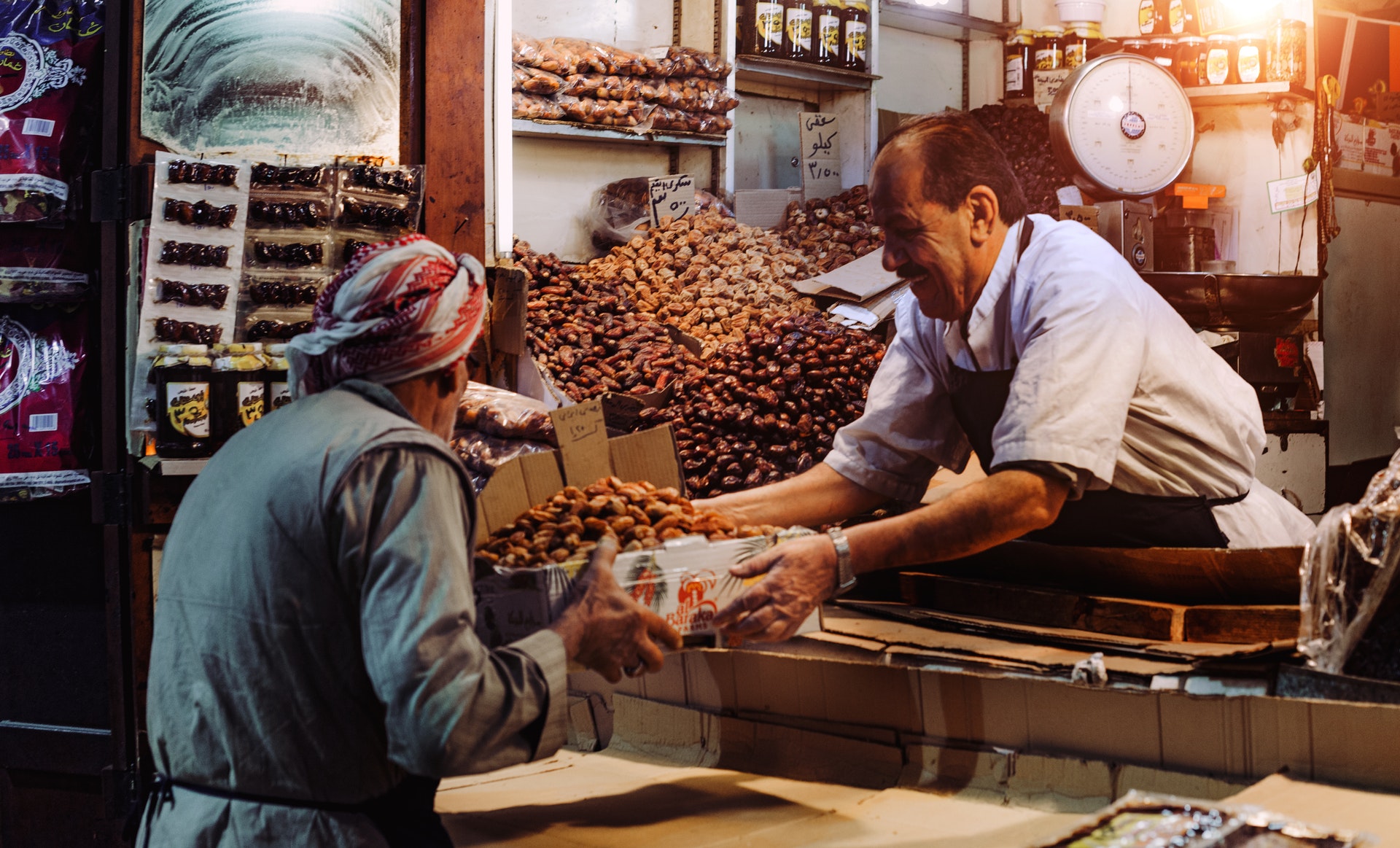 A man giving out of the kindness of his heart